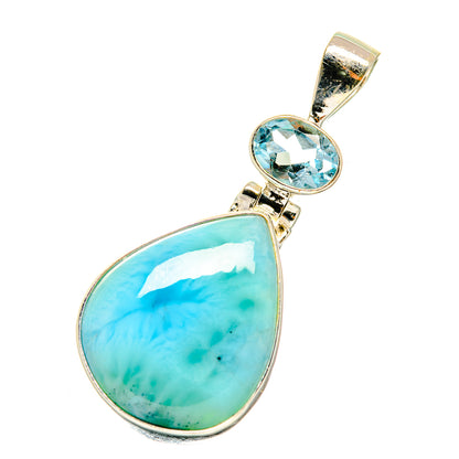 Larimar Pendants handcrafted by Ana Silver Co - PD4271