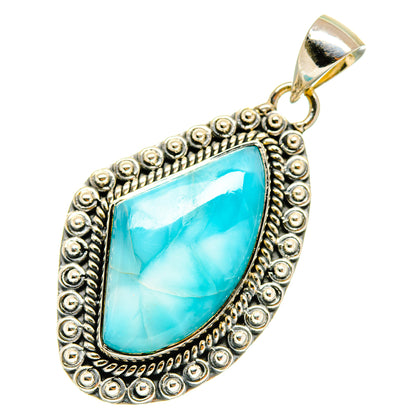 Larimar Pendants handcrafted by Ana Silver Co - PD4273
