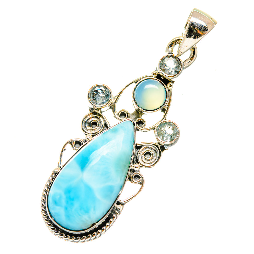 Larimar Pendants handcrafted by Ana Silver Co - PD4274