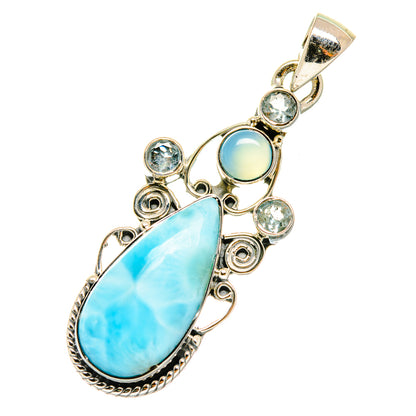 Larimar Pendants handcrafted by Ana Silver Co - PD4274