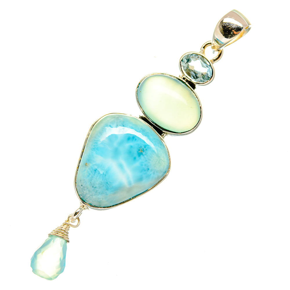 Larimar Pendants handcrafted by Ana Silver Co - PD4275