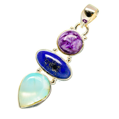Larimar Pendants handcrafted by Ana Silver Co - PD4276