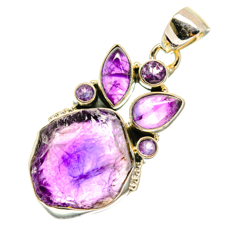 Amethyst Pendants handcrafted by Ana Silver Co - PD4287