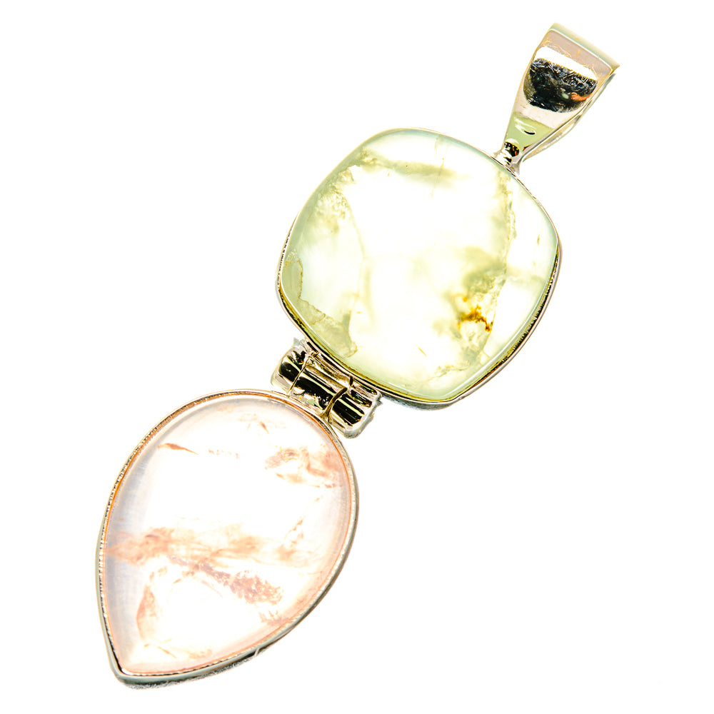 Rose Quartz Pendants handcrafted by Ana Silver Co - PD4294
