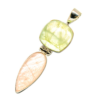 Rose Quartz Pendants handcrafted by Ana Silver Co - PD4295