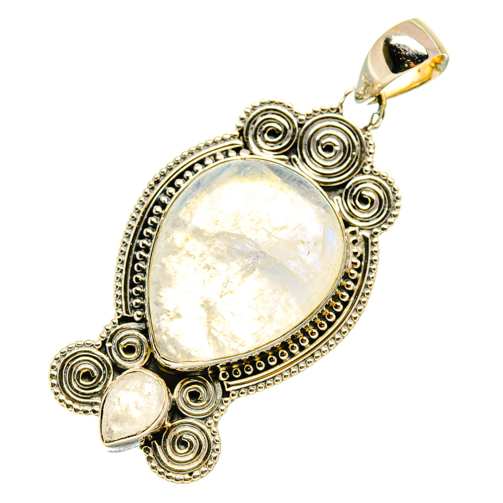 Rainbow Moonstone Pendants handcrafted by Ana Silver Co - PD4325
