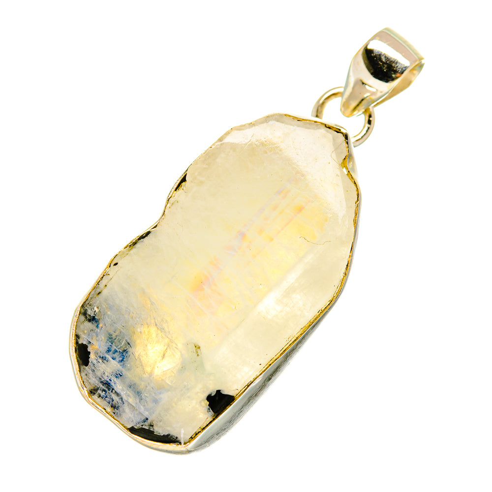 Rainbow Moonstone Pendants handcrafted by Ana Silver Co - PD4345