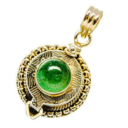 Green Aventurine Pendants handcrafted by Ana Silver Co - PD4349