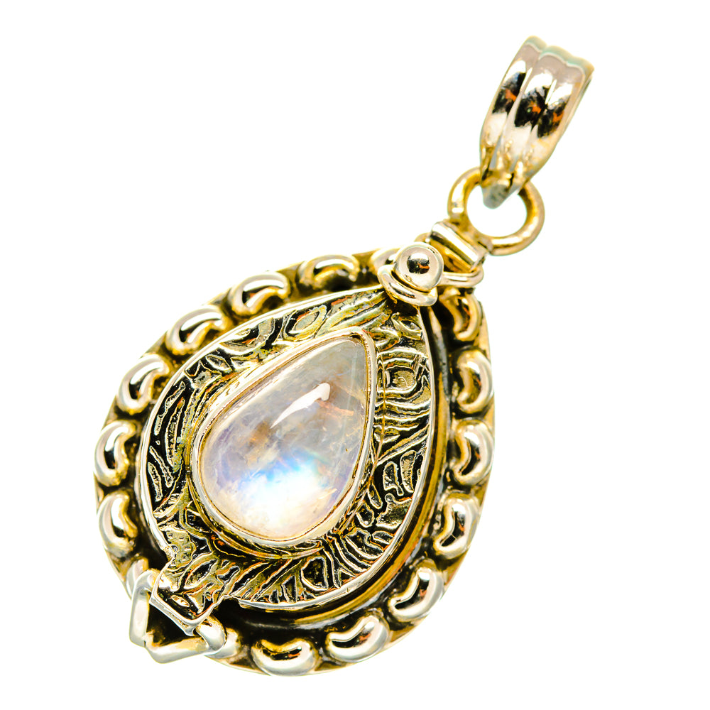 Rainbow Moonstone Pendants handcrafted by Ana Silver Co - PD4351
