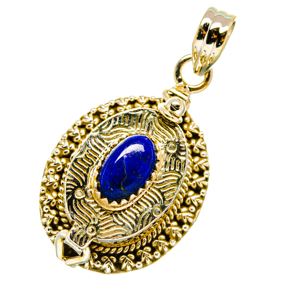 Lapis Lazuli Pendants handcrafted by Ana Silver Co - PD4356 - Photo 2