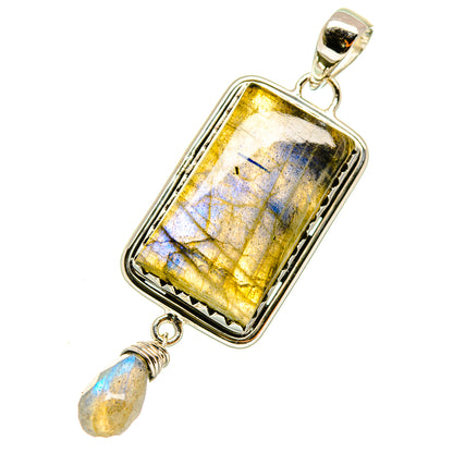 Labradorite Pendants handcrafted by Ana Silver Co - PD4395