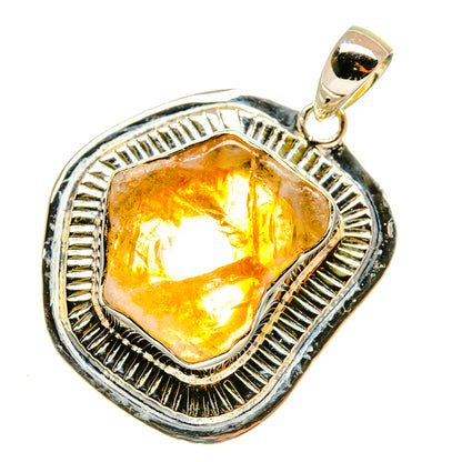 Citrine Pendants handcrafted by Ana Silver Co - PD4408