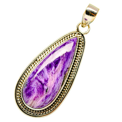 Charoite Pendants handcrafted by Ana Silver Co - PD4413