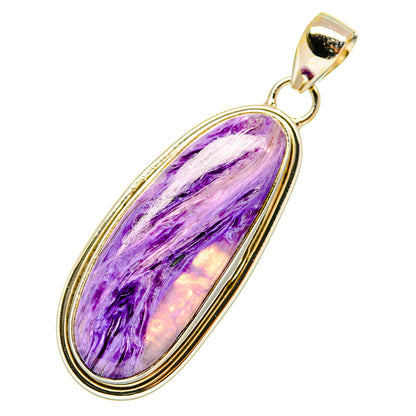 Charoite Pendants handcrafted by Ana Silver Co - PD4414