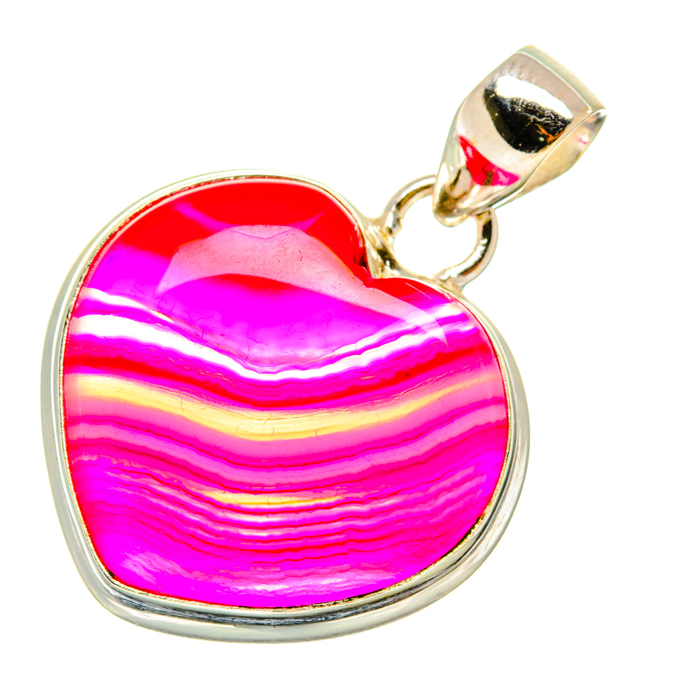 Pink Botswana Agate Pendants handcrafted by Ana Silver Co - PD4427
