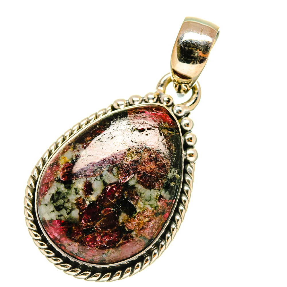 Russian Eudialyte Pendants handcrafted by Ana Silver Co - PD4431