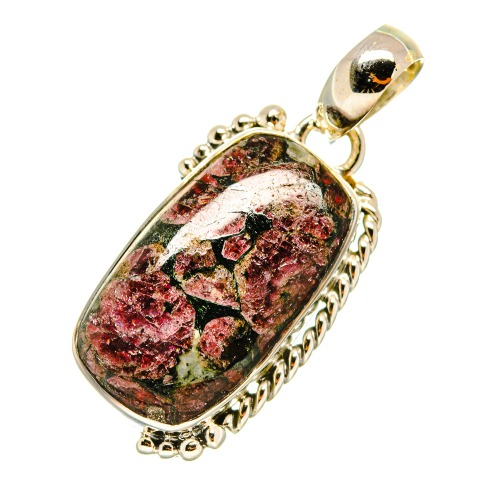 Russian Eudialyte Pendants handcrafted by Ana Silver Co - PD4432