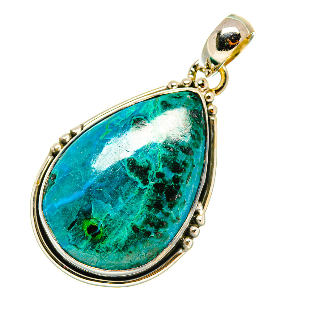 Chrysocolla Pendants handcrafted by Ana Silver Co - PD4439