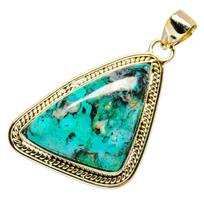 Shattuckite Pendants handcrafted by Ana Silver Co - PD4442