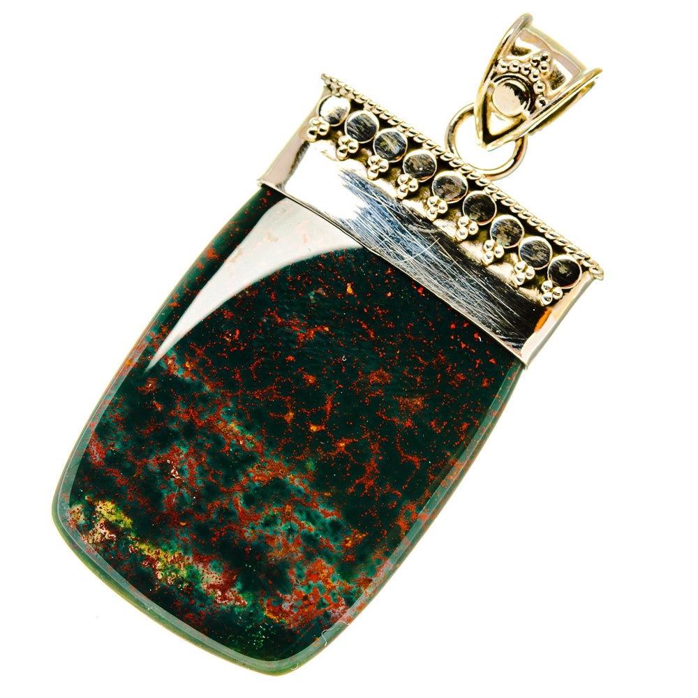 Bloodstone Pendants handcrafted by Ana Silver Co - PD4481