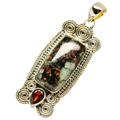 Russian Eudialyte Pendants handcrafted by Ana Silver Co - PD4483