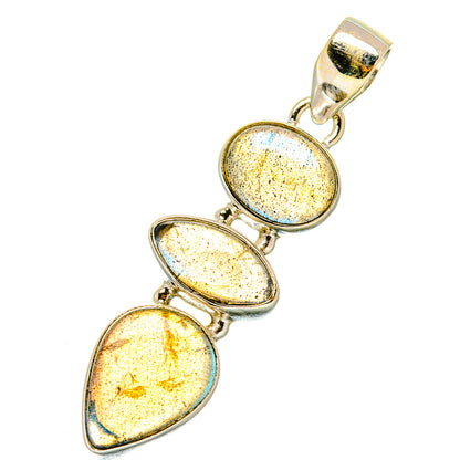 Labradorite Pendants handcrafted by Ana Silver Co - PD4485
