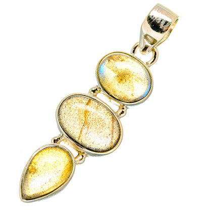 Labradorite Pendants handcrafted by Ana Silver Co - PD4489