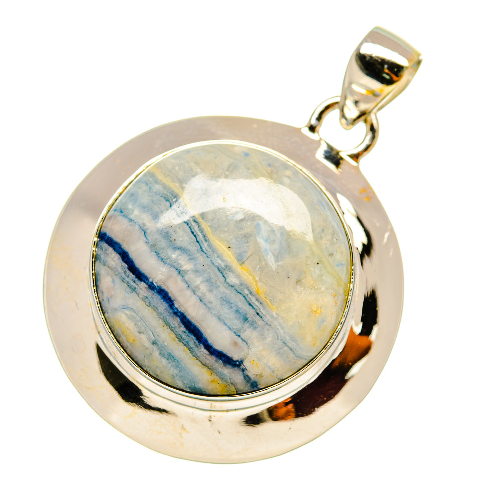 Blue Scheelite Pendants handcrafted by Ana Silver Co - PD4511