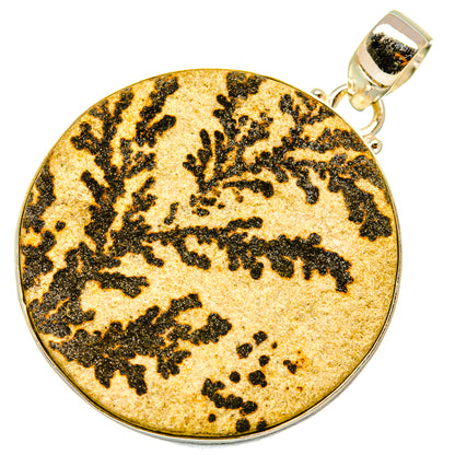 Germany Psilomelane Dendrite Pendants handcrafted by Ana Silver Co - PD4512