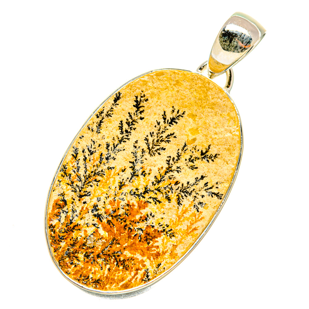 Germany Psilomelane Dendrite Pendants handcrafted by Ana Silver Co - PD4513