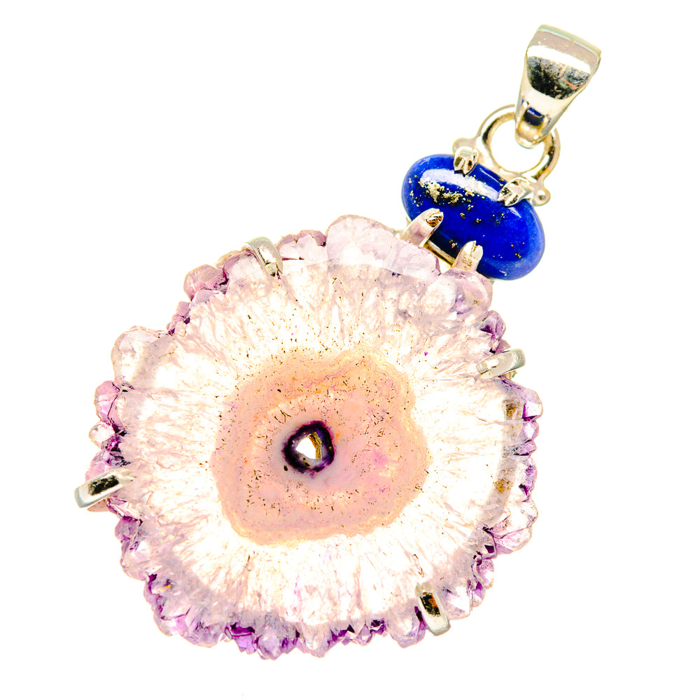 Amethyst Stalactite Pendants handcrafted by Ana Silver Co - PD4533