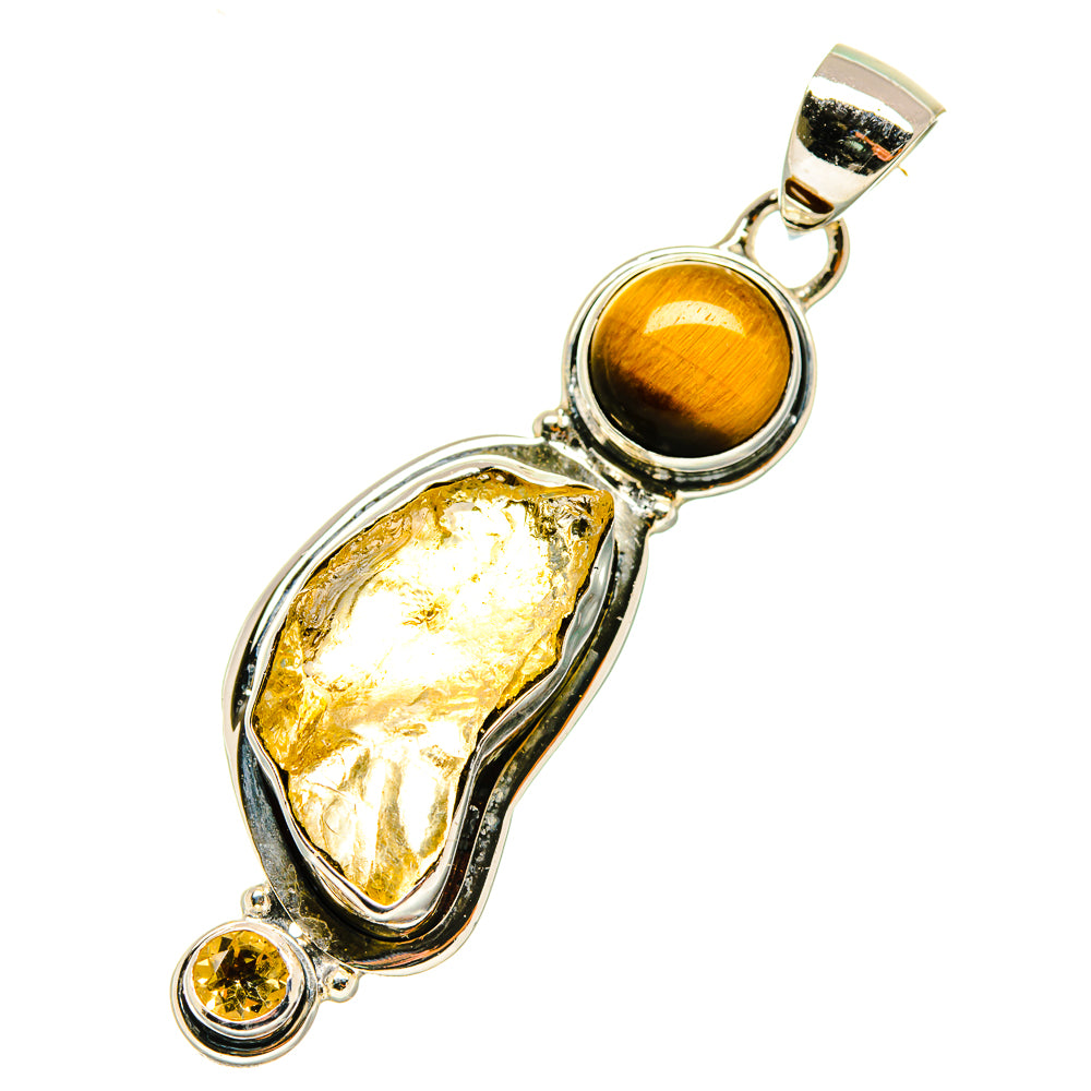 Citrine Pendants handcrafted by Ana Silver Co - PD4534