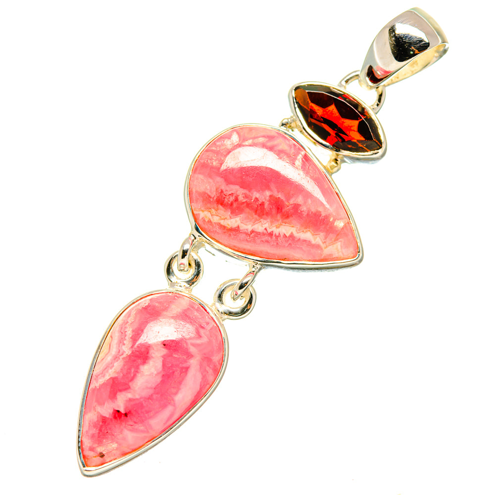 Rhodochrosite Pendants handcrafted by Ana Silver Co - PD4549