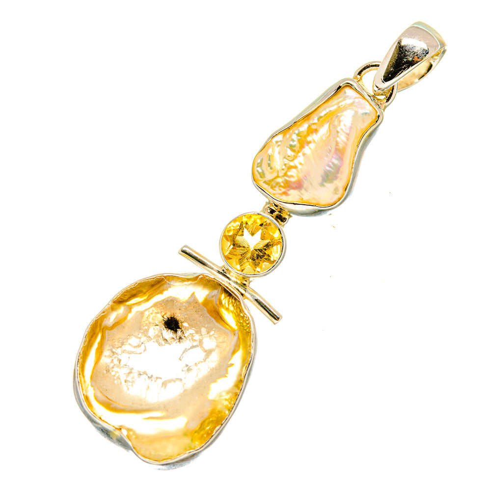 Occo Geode Pendants handcrafted by Ana Silver Co - PD4565