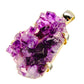 Amethyst Crystal Pendants handcrafted by Ana Silver Co - PD4568