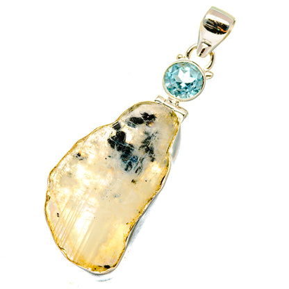 Rainbow Moonstone Pendants handcrafted by Ana Silver Co - PD4572
