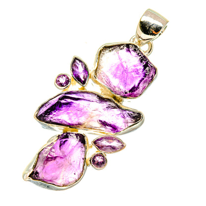 Amethyst Pendants handcrafted by Ana Silver Co - PD4573