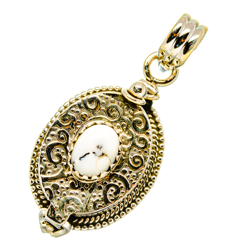 Dendritic Opal Pendants handcrafted by Ana Silver Co - PD4584