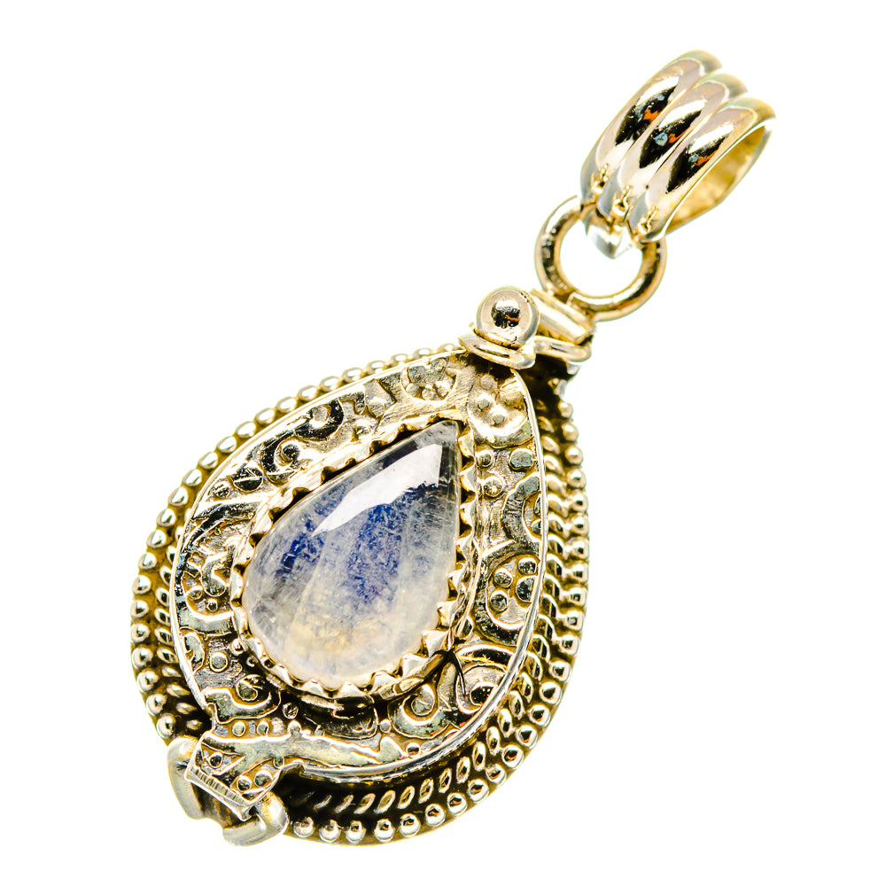 Rainbow Moonstone Pendants handcrafted by Ana Silver Co - PD4586