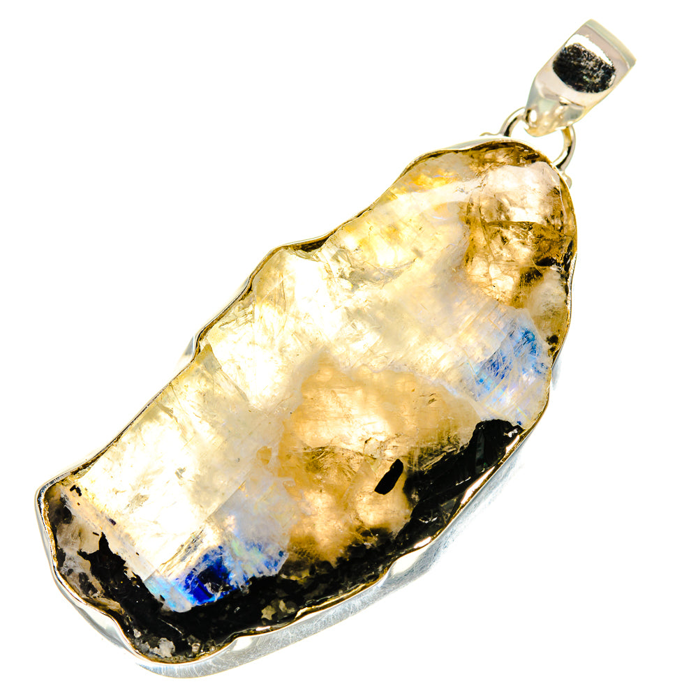 Rainbow Moonstone Pendants handcrafted by Ana Silver Co - PD759588