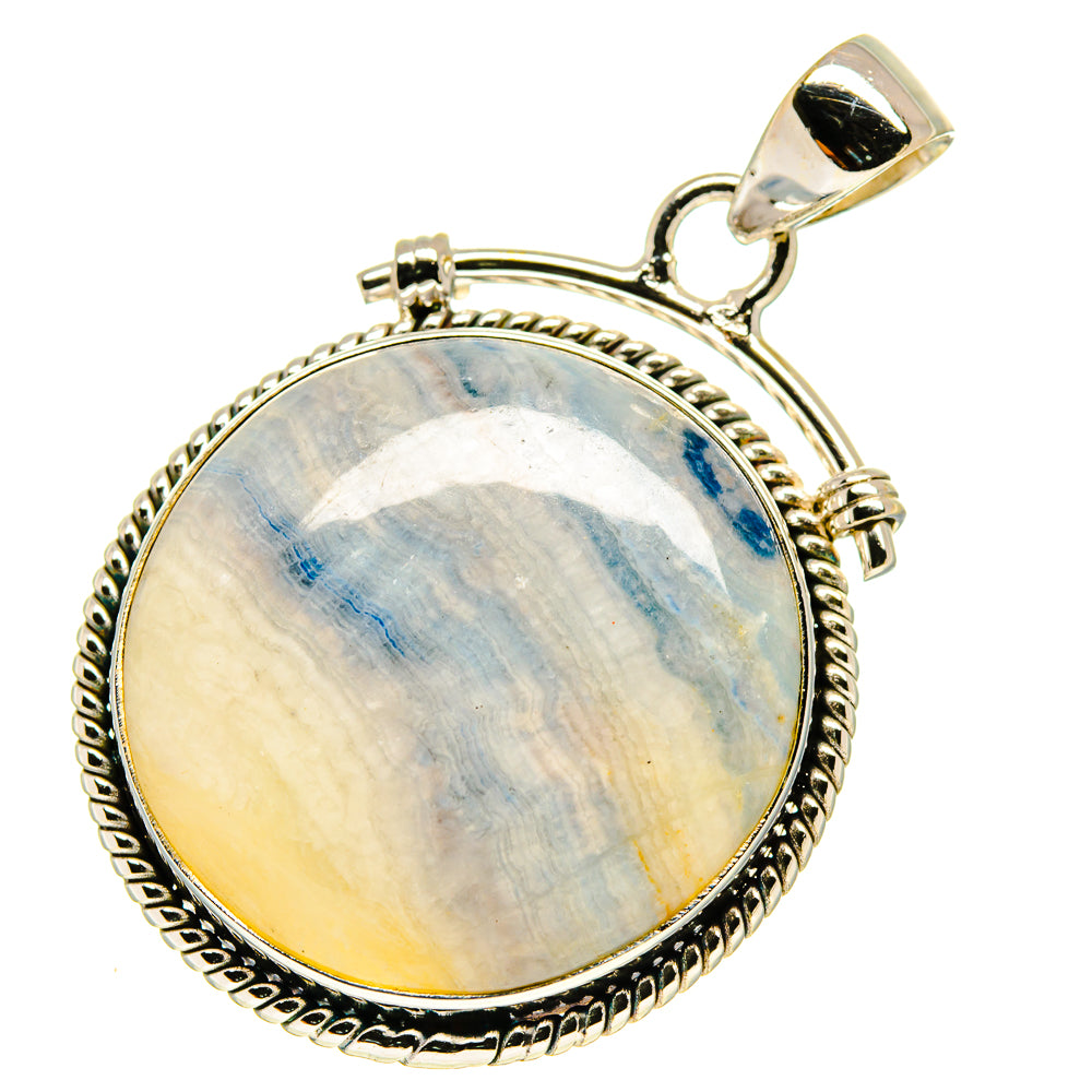 Blue Scheelite Pendants handcrafted by Ana Silver Co - PD759589