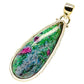 Ruby Fuchsite Pendants handcrafted by Ana Silver Co - PD759594