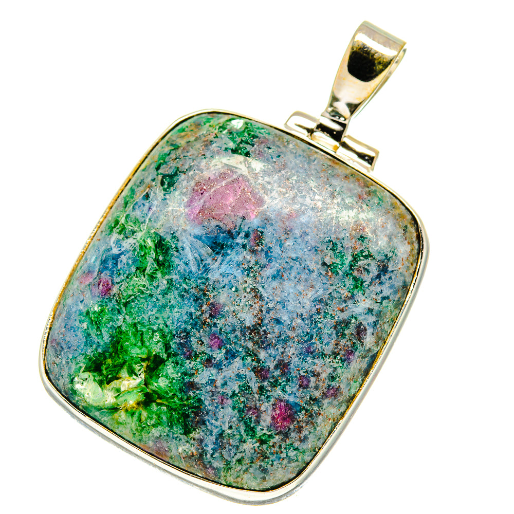 Ruby Fuchsite Pendants handcrafted by Ana Silver Co - PD759607