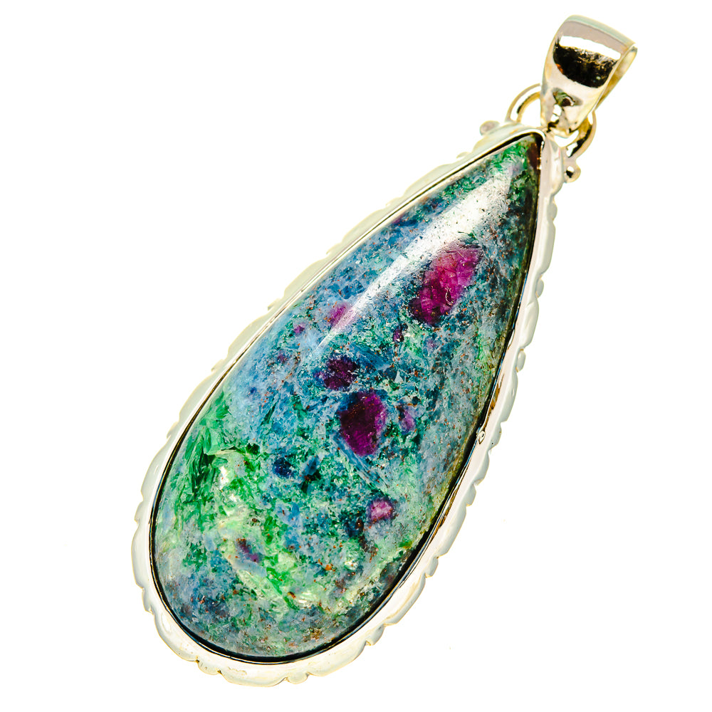 Ruby Fuchsite Pendants handcrafted by Ana Silver Co - PD759608