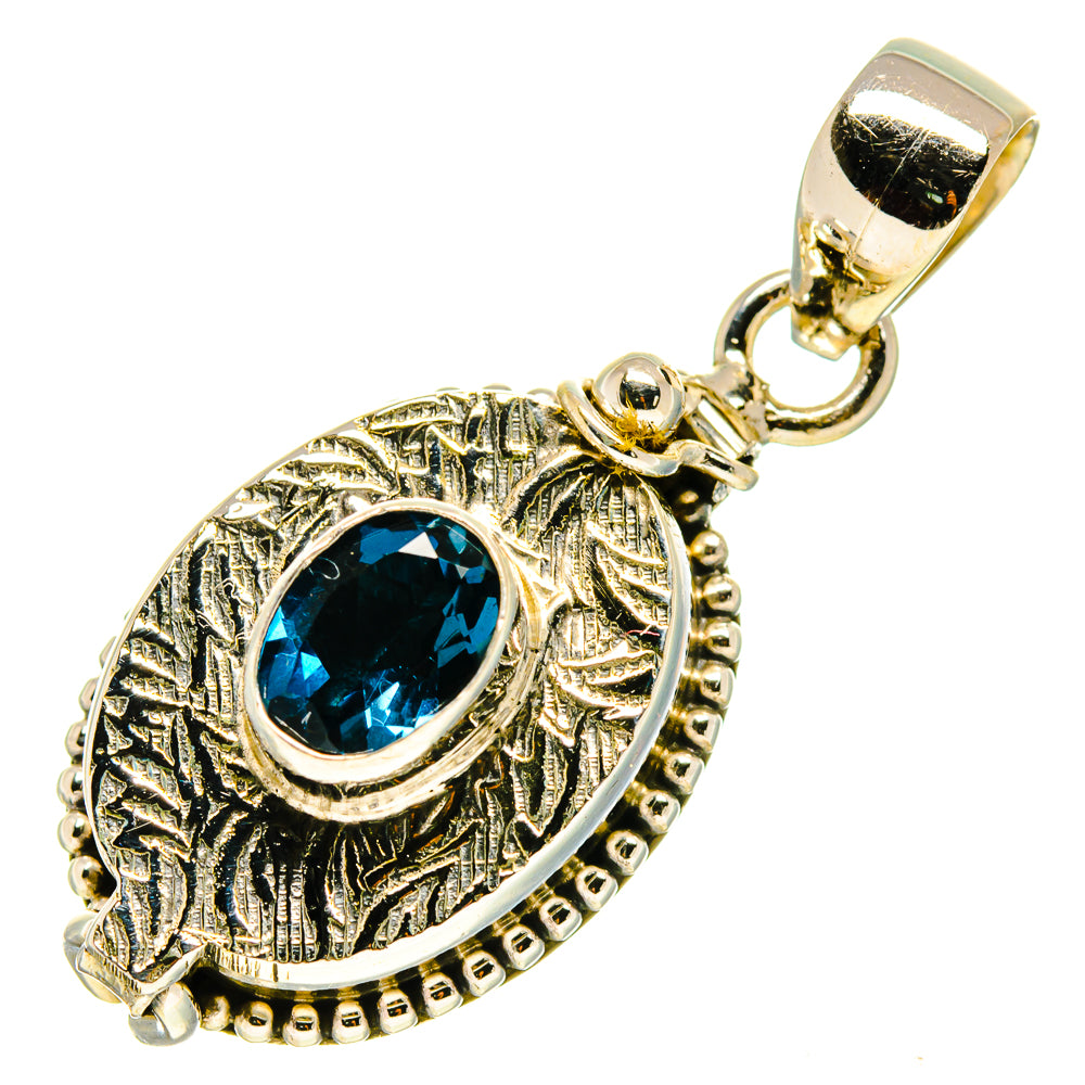 London Blue Topaz Pendants handcrafted by Ana Silver Co - PD759614
