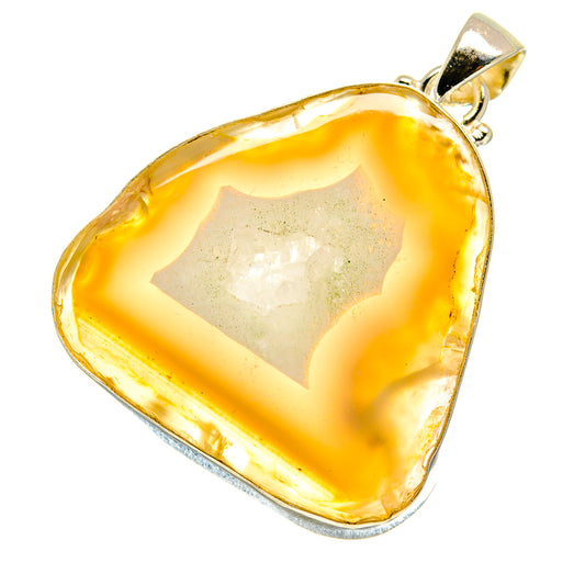 Geode Slice Pendants handcrafted by Ana Silver Co - PD759621