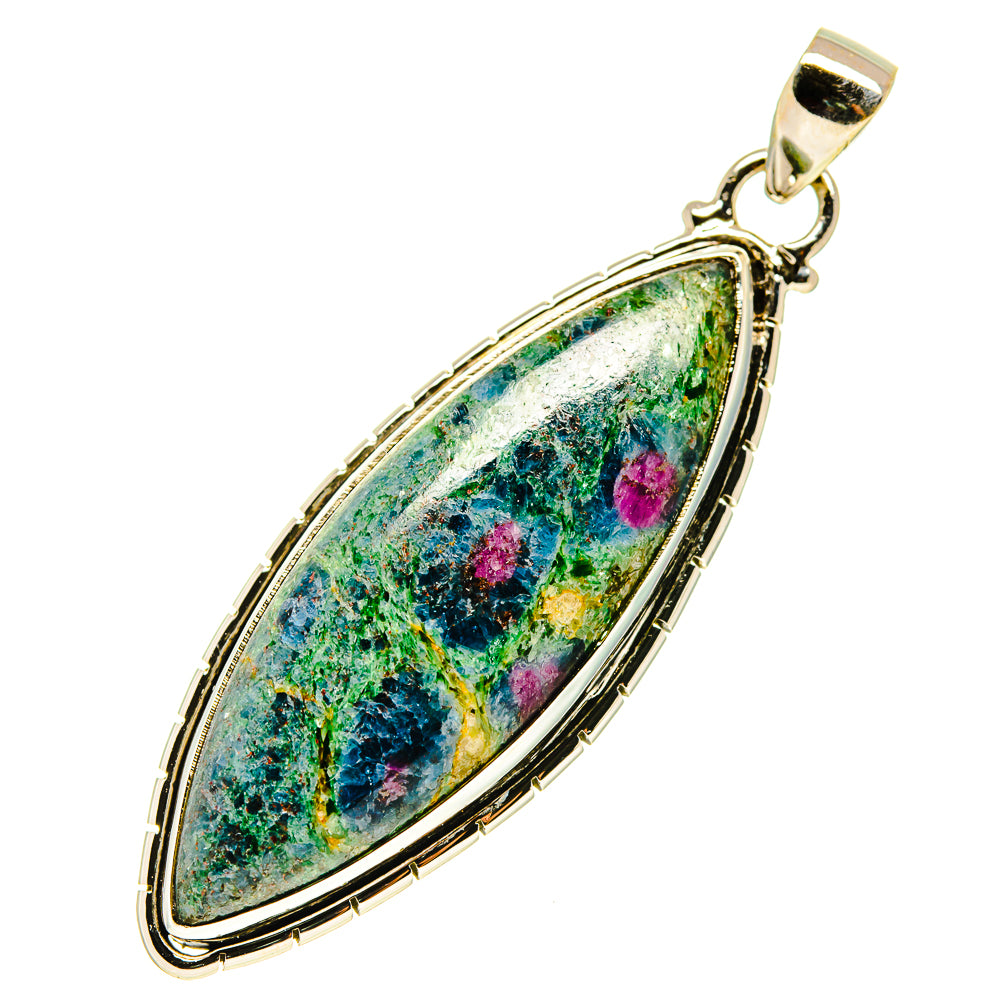 Ruby Fuchsite Pendants handcrafted by Ana Silver Co - PD759626