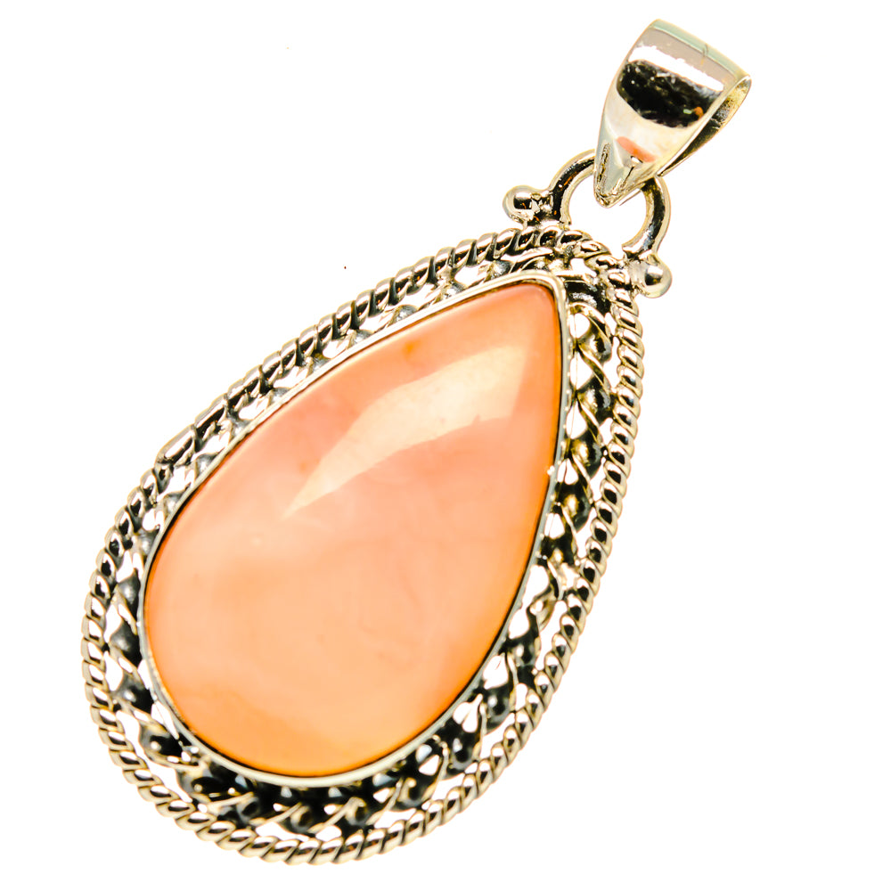 Pink Opal Pendants handcrafted by Ana Silver Co - PD759640
