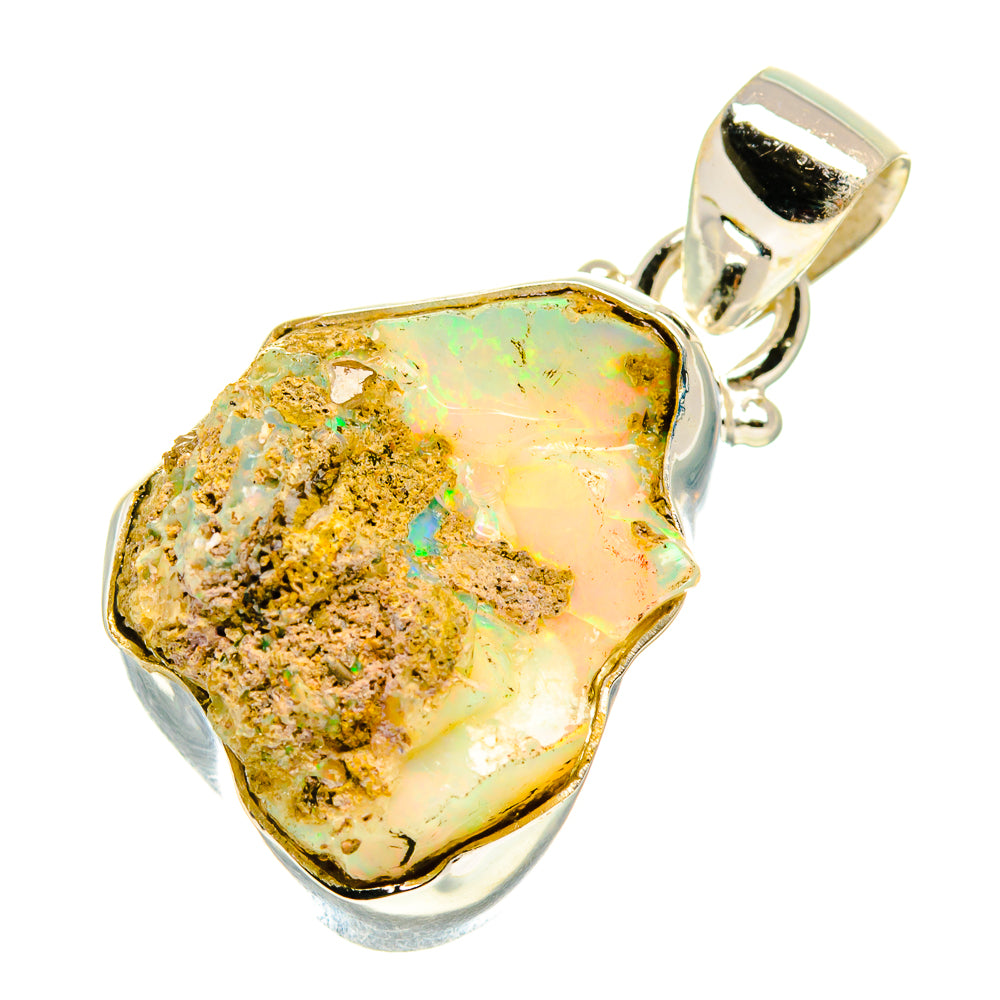 Ethiopian Opal Pendants handcrafted by Ana Silver Co - PD759642