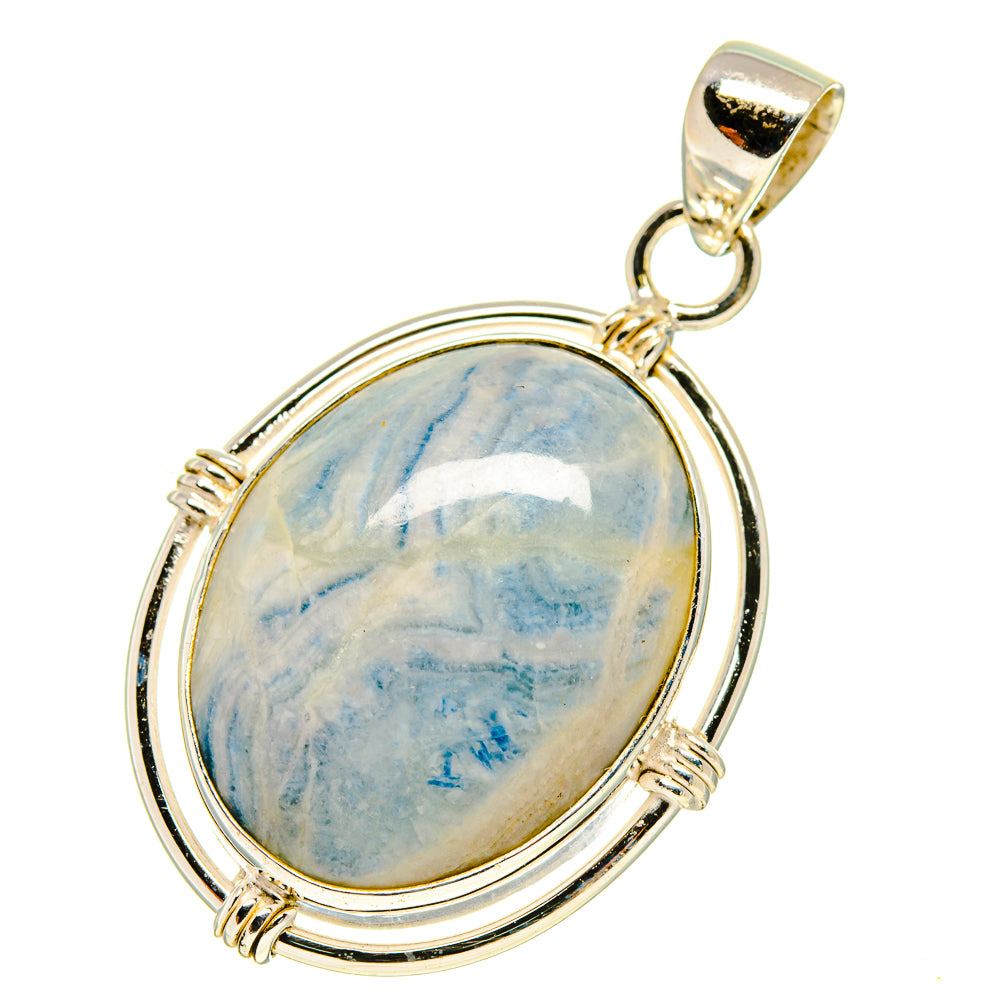 Blue Scheelite Pendants handcrafted by Ana Silver Co - PD759661